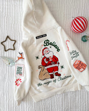 Load image into Gallery viewer, SANTA BELIEVE • embroidered tee (women's)