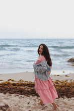 Load image into Gallery viewer, AMERICAN DREAM {sequin flag} • denim jacket (women + kids)