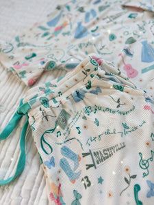 DEBUT • women's short sleeve button down pj set (two-piece) (EXTRAS ADDED)