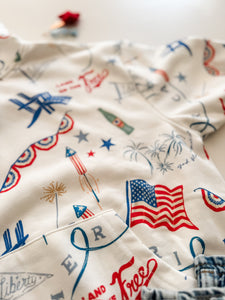 AMERICAN SUMMER • pullover hoodie (women + kids) flash
