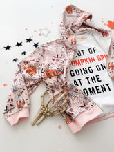 Load image into Gallery viewer, A LOT OF PUMPKIN SPICE • sequin sleeve tee (women + kids)
