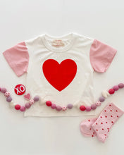 Load image into Gallery viewer, GINGHAM HEART • kids tee