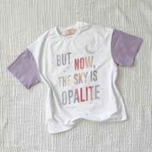 Load image into Gallery viewer, SKY IS OPALITE • color block tee (women and kids)