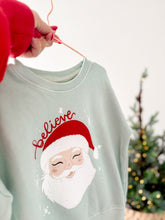 Load image into Gallery viewer, SANTA • color block pullover (women + kids)
