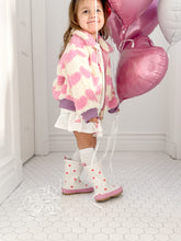 Load image into Gallery viewer, SHERPA HEARTS bomber jacket (women + kids) FLASH