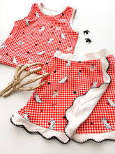 Load image into Gallery viewer, GINGHAM BOO • kids activewear set