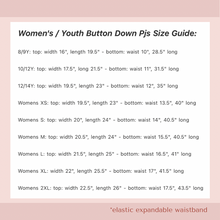 Load image into Gallery viewer, HEY SANTA • button down pj&#39;s (women + youth) two-piece PINK