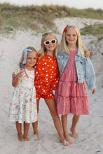 Load image into Gallery viewer, AMERICAN DREAM {sequin flag} • denim jacket (women + kids)