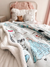 Load image into Gallery viewer, welcome to new york  • sherpa throw blanket (SALE)