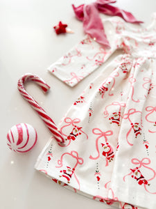 SANTA RIBBON • twirl dress