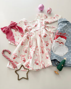 SEQUIN SANTA • kids denim jacket