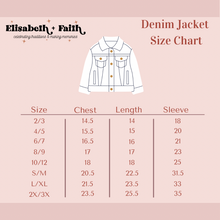 Load image into Gallery viewer, AMERICAN DREAM {sequin flag} • denim jacket (women + kids)