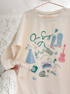 OUR SONG • pullover (women + kids) (SALE)