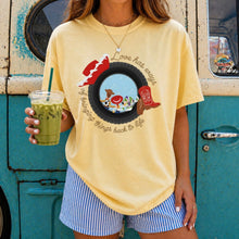 Load image into Gallery viewer, TIRE SWING • heavyweight tee (women + kids)