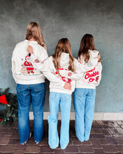 Load image into Gallery viewer, SANTA BELIEVE • embroidered pullover hoodie (women's)