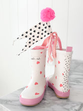 Load image into Gallery viewer, CONFETTI HEARTS • rain boots