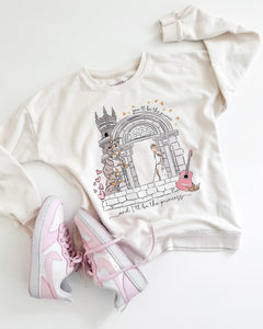 LOVE STORY • pullover (women + kids) CREAM (SALE)