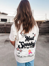 Load image into Gallery viewer, MOST SPOOKY • embroidered tee (women's)