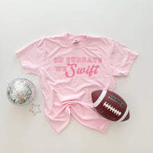 Load image into Gallery viewer, ON SUNDAYS WE SWIFT • women's heavyweight tee