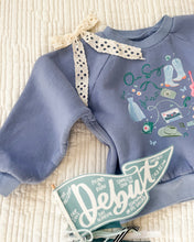 Load image into Gallery viewer, OUR SONG • kids blue pullover