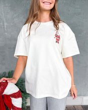 Load image into Gallery viewer, SANTA BELIEVE • embroidered tee (women's)