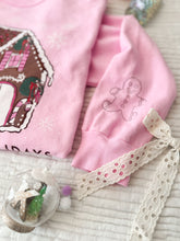 Load image into Gallery viewer, HOME FOR THE HOLIDAYS • pullover (kids)with gingerbread sleeve