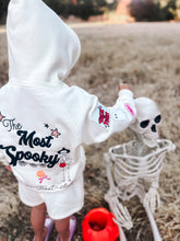 Load image into Gallery viewer, MOST SPOOKY • embroidered pullover hoodie (kids + youth)