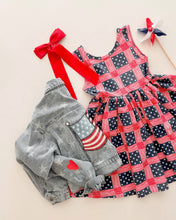 Load image into Gallery viewer, SATIN BOW (double layer) (blue or red)