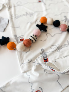 TRICK OR TREAT MUMMIES • kids bamboo pjs (two-piece)