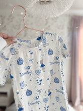 Load image into Gallery viewer, WESTERN• kids bamboo short sleeve pjs (two-piece) (SALE)