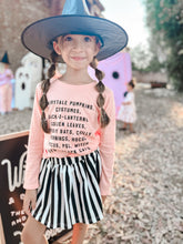 Load image into Gallery viewer, BEETLEJUICE STRIPES • twirl skirt (babies, kids + youth)