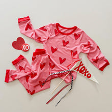 Load image into Gallery viewer, BIG LOVE • kids pjs (two-piece)(flash)
