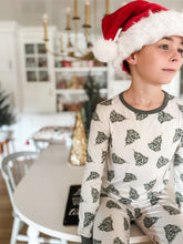 Load image into Gallery viewer, WINTER TREE • bamboo pajamas (baby, kids, youth)