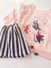Load image into Gallery viewer, COME, WE FLY • tee (women + babies + kids) in peach • restock coming soon
