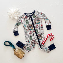 Load image into Gallery viewer, BATTLE PLAN • baby zipper pjs (one-piece)