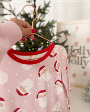 Load image into Gallery viewer, HEY SANTA • button down pj&#39;s (women) two-piece CREAM