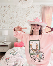 Load image into Gallery viewer, LUCKY • pullover (women + kids) PINK (flash)