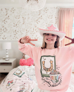 LUCKY • pullover (women + kids) PINK (flash)
