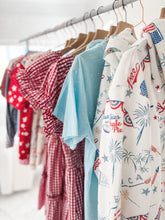 Load image into Gallery viewer, GINGHAM USA • women&#39;s tee (flash)