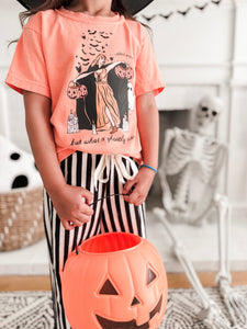 GHOSTLY SCENE • kids heavyweight tee (orange starburst) SALE