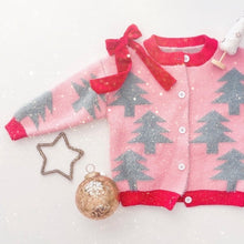 Load image into Gallery viewer, CHRISTMAS TREE • fuzzy cardigan (WOMEN + KIDS)