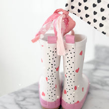 Load image into Gallery viewer, CONFETTI HEARTS • rain boots