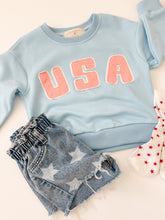 Load image into Gallery viewer, USA PATCHWORK • kids pullover (flash)