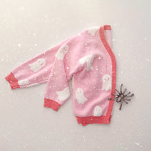 Load image into Gallery viewer, FUZZY GHOSTIES • oversized cardigan (kids)