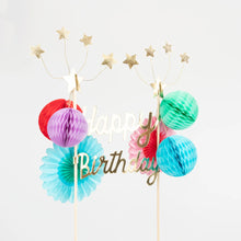 Load image into Gallery viewer, Happy Birthday Cake Topper by Meri Meri