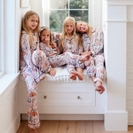 HOUSE IS HAUNTED • kids button down pj's (two-piece) SPOOKY FLASH