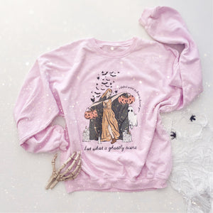 GHOSTLY SCENE women's pullover (lavender haze) SALE