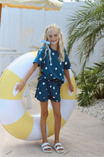 Load image into Gallery viewer, NAVY STARS • kids shorts set