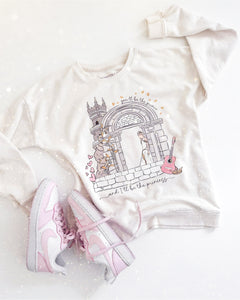 LOVE STORY • pullover (women + kids) CREAM (SALE)
