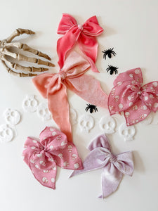 FALL VELVET BOWS • (large or small)